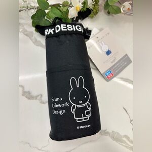 Miffy🐰🩶Black Beverage Tote Bag